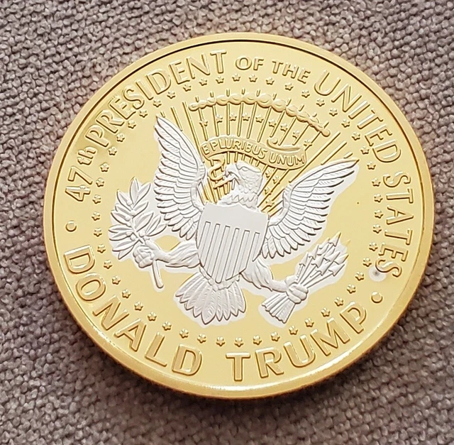 Donald Trump Gold Silver Coin 2024 Next President of the United States America