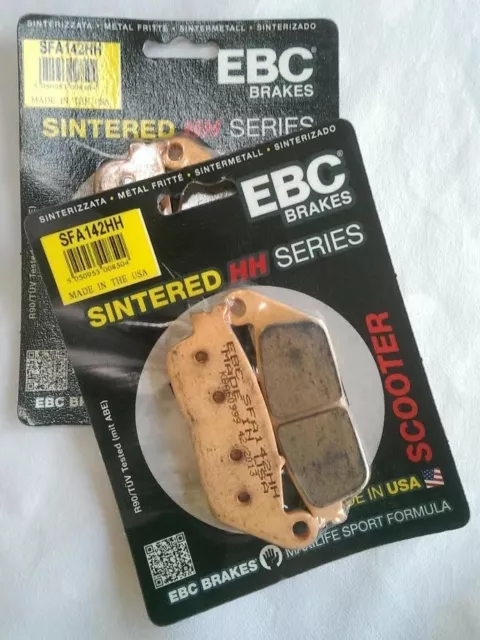 EBC Sintered FRONT Disc Brake Pads (2 Sets) Fits SUZUKI AN650 BURGMAN / SKYWAVE
