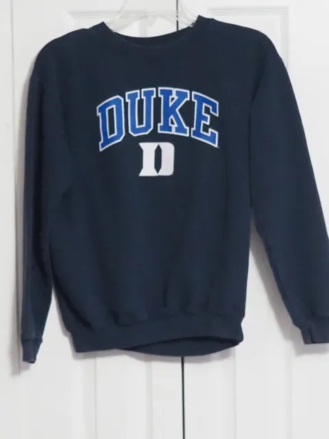 TRT Classics Boys XL Duke University Blue Devils Crew Neck Sweatshirt BLUE