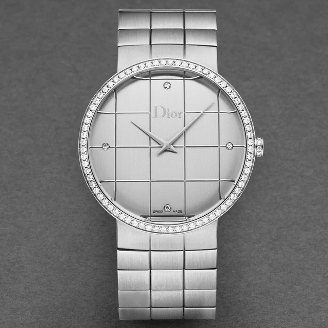 Christian Dior Women's 'La D De Dior' Diamond Set Silver Dial CD043113M001 4