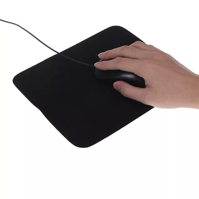 Gaming mouse pad 24*20cm antislip speed/control locking edge black mous.;be