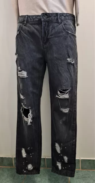 Jean troué zara best sale