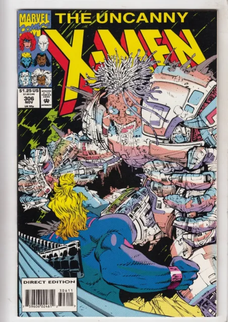 UNCANNY X-MEN #306 (1993-11) Vol 1 MARVEL Lobdell Romita Jr Cameron Hodge HIGH