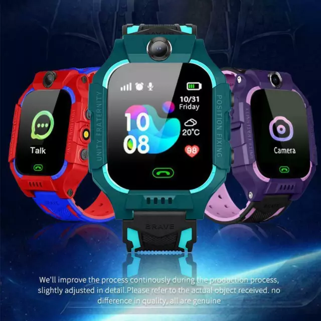UK GSM Kids SIM Anti-Lost SOS Game Call Watch Camera For Boys Girls Smart Watch