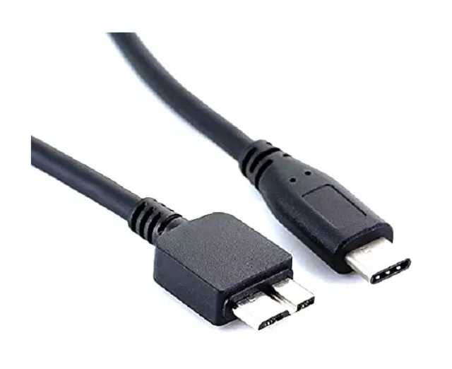 USB 3.1 Type C (USB-C) to USB 3.0 Micro-B Cable For Apple Macbook Pro Chromebook