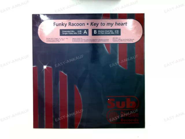 Funky Racoon -Key To My Heart GER Maxi 1998 '