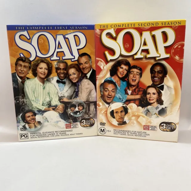 Soap Complete Season 1 & 2 DVD Region 4 NTSC Free Tracked Postage