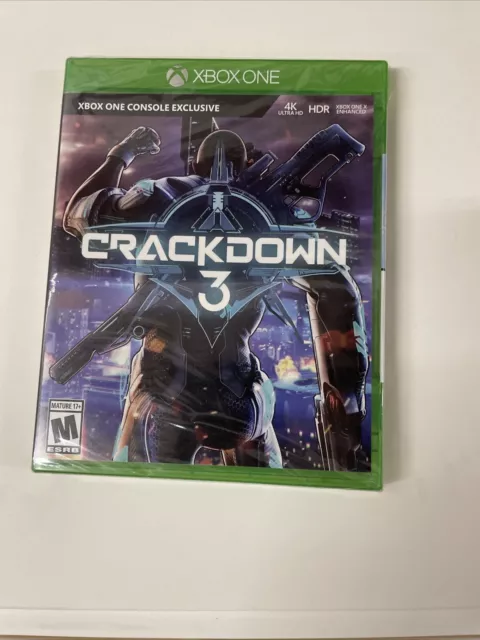 Xbox One Game New CRACKDOWN 3 Microsoft Exclusive Authentic XB1 Action Adventure