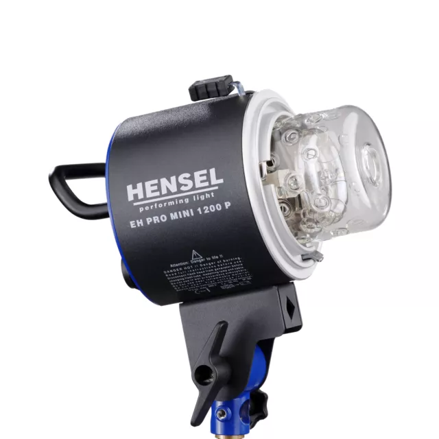 HENSEL EH Mini P, belastbar bis 3000 Ws, Einstelllicht 60 W / 12 V Halogen, für