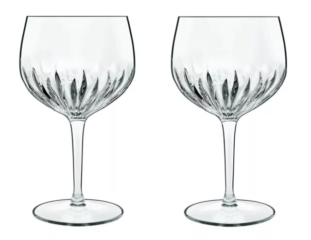 Luigi Bormioli Mixology Set of 2 Spanish Copa Cut Crystal Gin Glasses 800ml |...