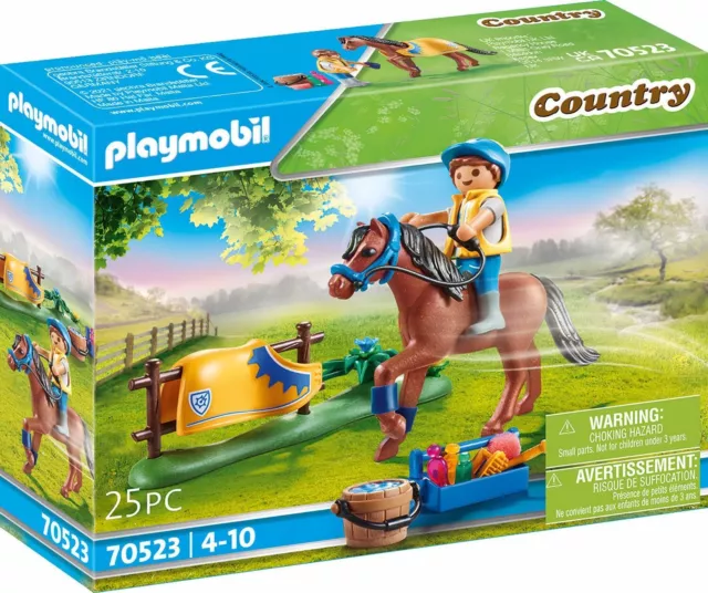 Playmobil country 71393 écurie transportable + playmobil 70516