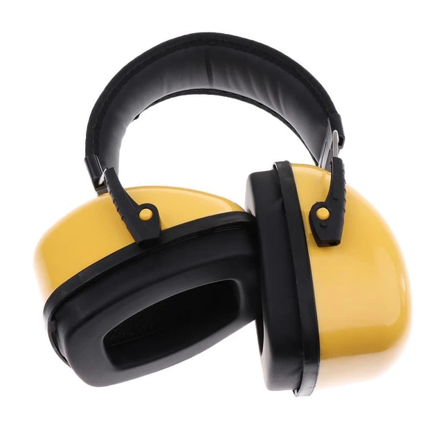 Study Sleeping Ear Defenders Earmuffs Hearing Protection  Yellow