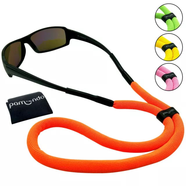 Brillenband schwimmfähig Brillenkette Wassersport Schwimmband surfen Angler neon