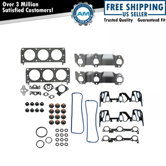 Engine Head Gasket Set Graphite for Buick Chevy Pontiac Oldsmobile V6 3.1L