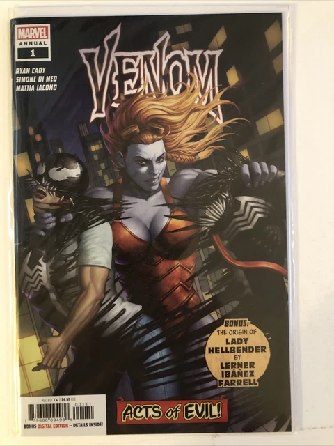 Venom Annual #1 (2019) Marvel Comics Acts Of Evil! 1St Print Variant Cover