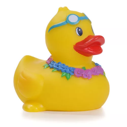 Essentials Bath, Spa or Hot Tub Rubber Toy Duck - Aloha!
