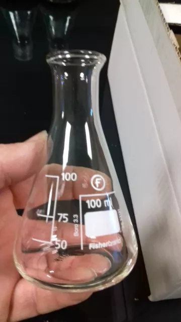 Erlenmeyer 100ml,  Fisher Scientific , conical flask,