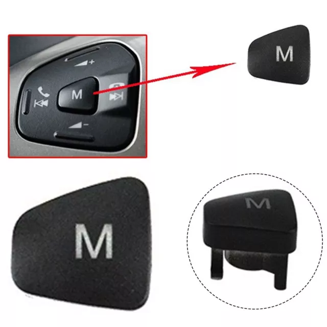 Boutons de volant premium volume audio bouton M pour Ford Fiesta Ecosport