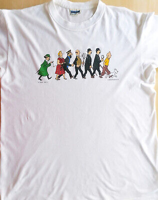T-shirt Tintin Vintage 1993. Corner Paris.Taille XL.