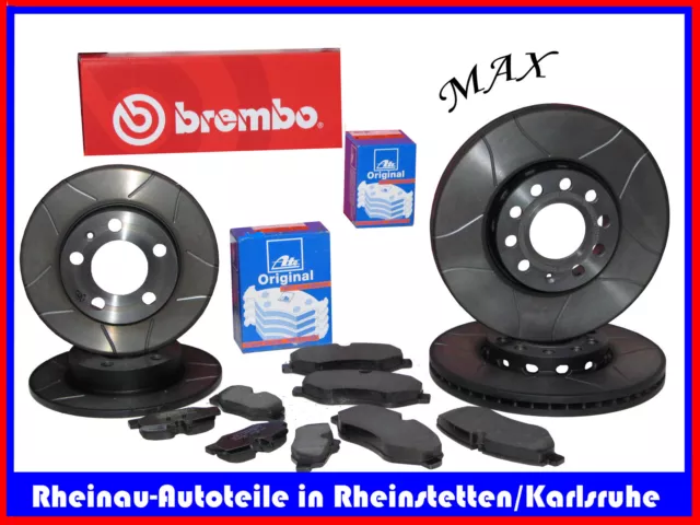 Brembo MAX Sport Scheiben +Beläge ATE -Vorne+Hinten-SET-BMW(E39),BMW 5 TOURING