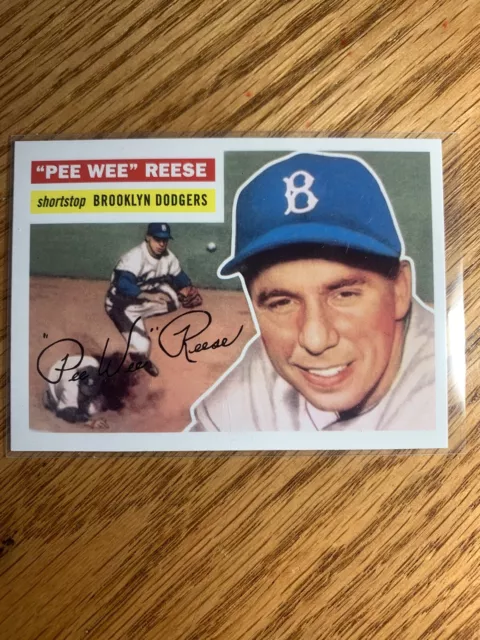 2019 Topps Update Series PEE WEE REESE Iconic Card Reprints Insert IRC-21