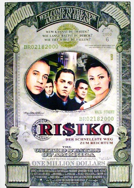 Risiko Der Schnellste Weg Zum Reichtum VIN DIESEL AFFLECK RISIKO Der schnellste Weg zum Reichtum Filmplakat A1