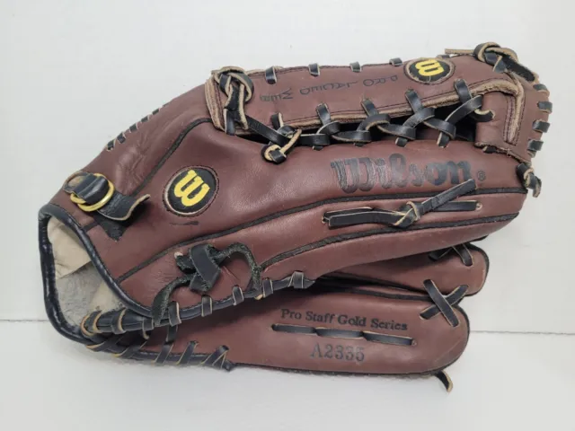 Wilson A2335 Pro Staff Gold Series Glove Mitt 13" Leather