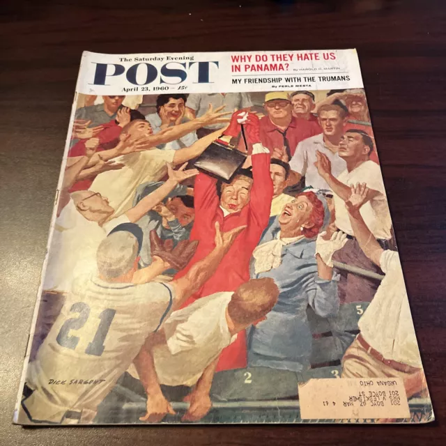 The Saturday Evening Post April 23rd 1960 Magazine