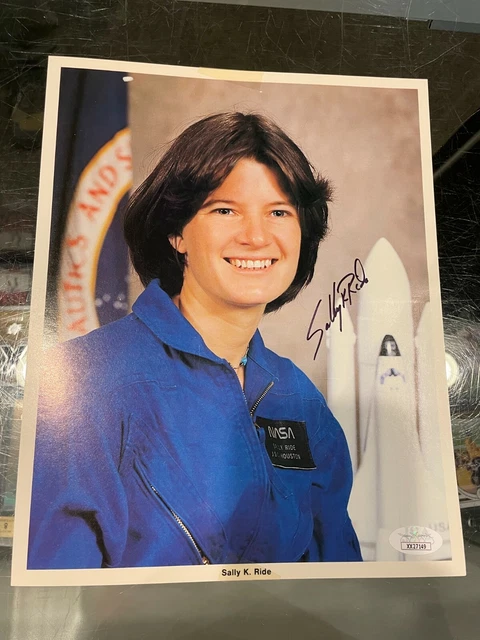 Sally K. Ride 1St Women In Space Astronaut Signed 8X10 Nasa Official Photo Jsa 2