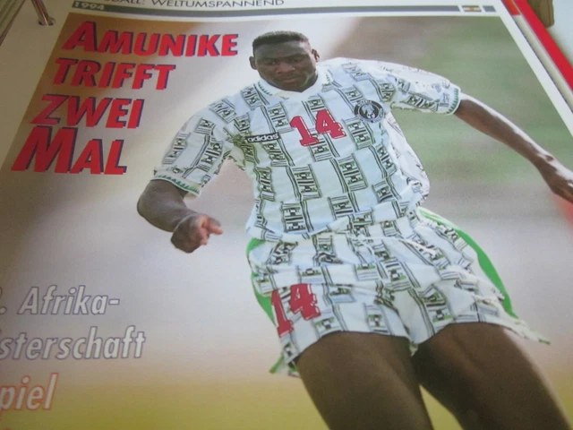 FUSSBALL 15 1994 19. Afrikameisterschaft Nigeria Sambia 21 Daniel