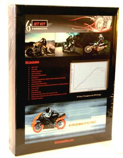 Custom Stage 1-3 Carburetor Jet Kit For 1999-2006 Yamaha YZ250 250cc 2-Stroke By 6 Sigma