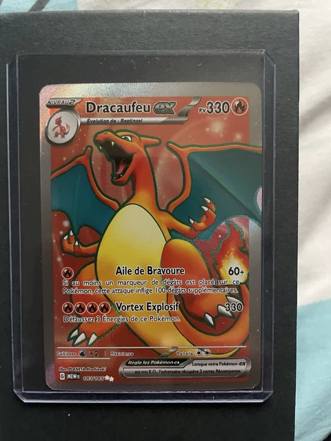 CARTE POKÉMON DRACAUFEU ex FULL ART 183/165 - 151 Ecarlate & Violet EV3.5 FR EUR 49,99 - FR