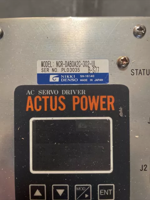 Nikki Denso - Actus Power - NCR-DAB0A2C-302-UL - AC Servo Driver @3A 2