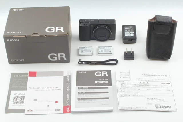 Ricoh GR III 24.2 MP Compact Digital Camera Black Box From Japan [Almost Unused] 2