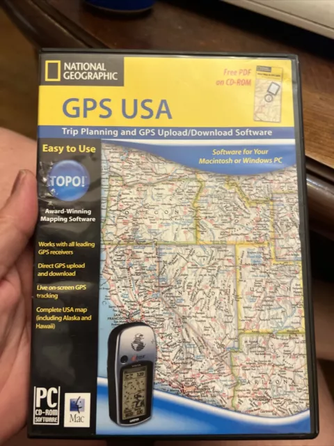 TOPO! GPS USA Trip Planning & GPS Upload/Download 2006