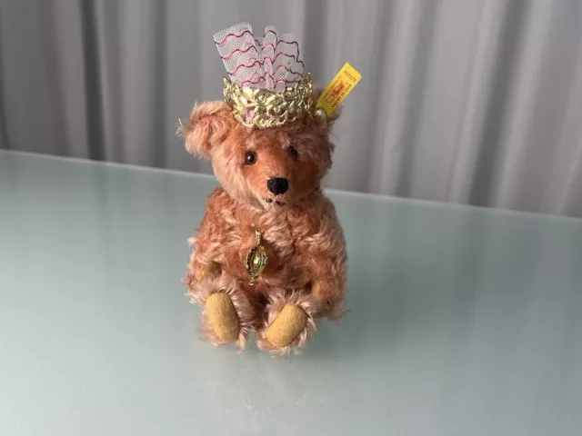 Steiff Tier Teddy Bär 029608 Historische Miniaturen 16 cm. Top Zustand