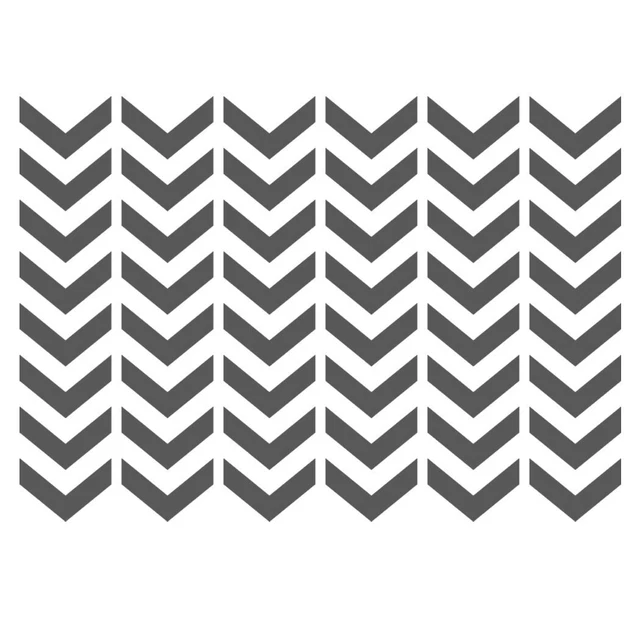 Chevron Stencils Template -small scale- for Crafting furniture DIY Wall decor #2