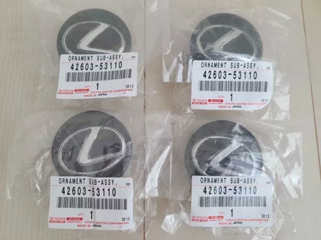 TOYOTA LEXUS IS-F LS GS IS RX Center Wheel Cap 4Pcs Set 42603-53110 Genuine