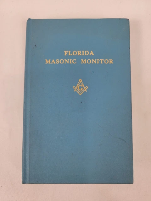 Vintage Florida Masonic Monitor Hardback Book 1992 (23rd Edition)