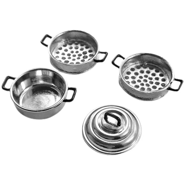 1 juego de mini utensilios de cocina para niños olla decorativa simulación adornos mini cocina