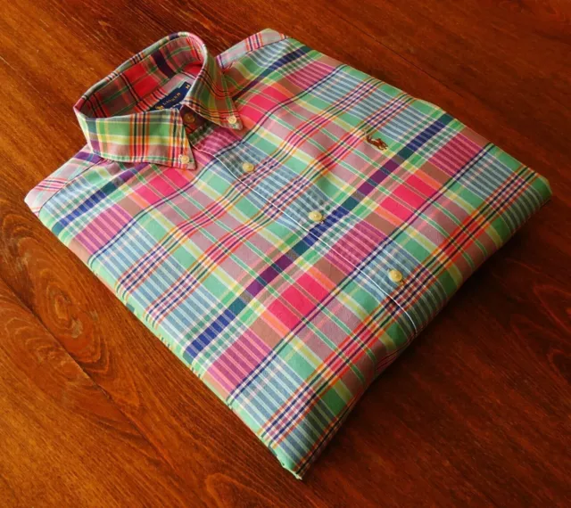 Camisas informales de hombre Ralph Lauren talla M Slim Multicolor