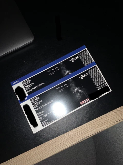 Post Malone Twelve Carat Tour 2023  Köln Stehplatz Innenraum 2 Tickets
