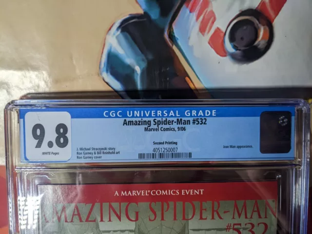 Amazing Spider-Man #532 War At Home Civil War CGC 9.8 3