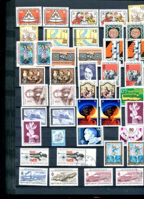 Österreich 1961 - 1999 **/gest. Sammlung im Steckbuch