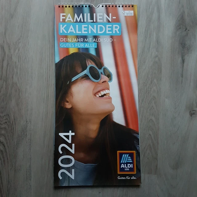 FAMILIENPARTNERPLANER KALENDER 2024 von aldi mit spiralheftung, tipps