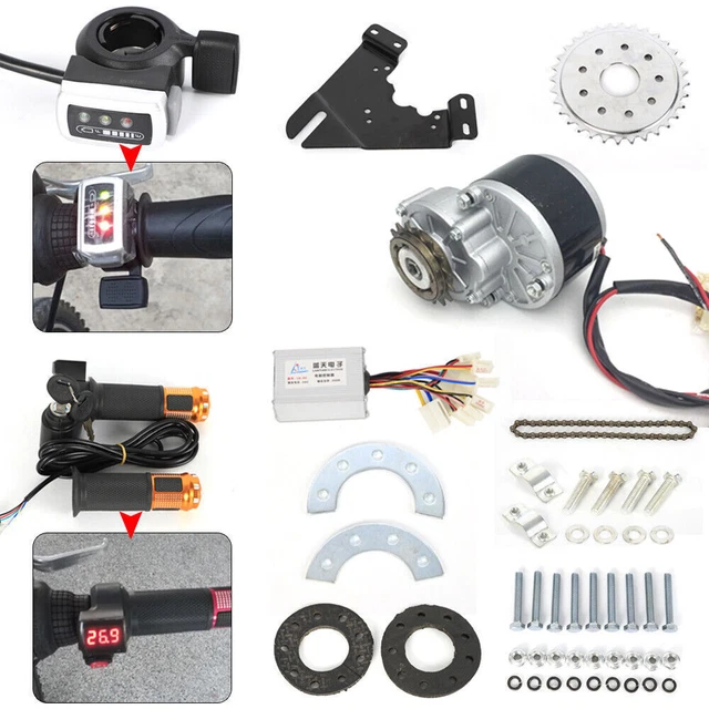 24V ELECTRIC CONVERSION Kit For Common Bike Ebike Left Chain Drive