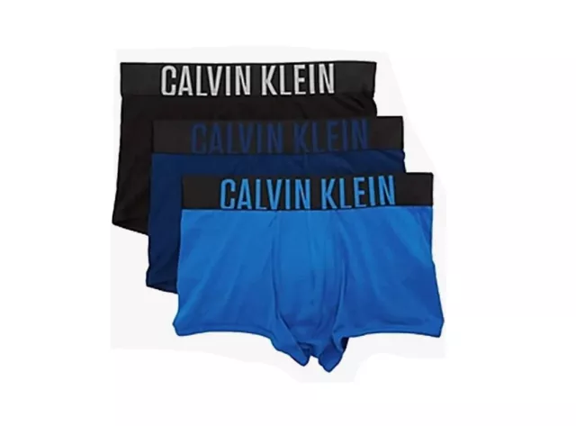 Calvin Klein Intense Power CottonStretch TRUNK 3 Pack Boxer Brief Black S-L NEW