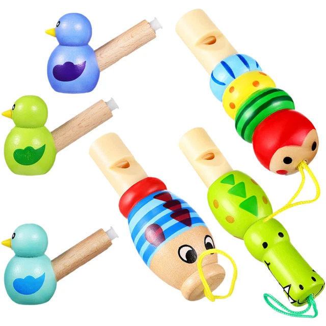 Lot De 5 Sifflets à Oiseaux Bartl - Imitez Le Chant Des Oiseaux | Sifflet Nostalgique En Carton Métallisé