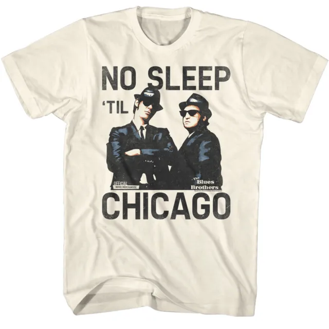 The Blues Brothers Film Elwood & Jake No Sonno Til Chicago Uomo T Shirt