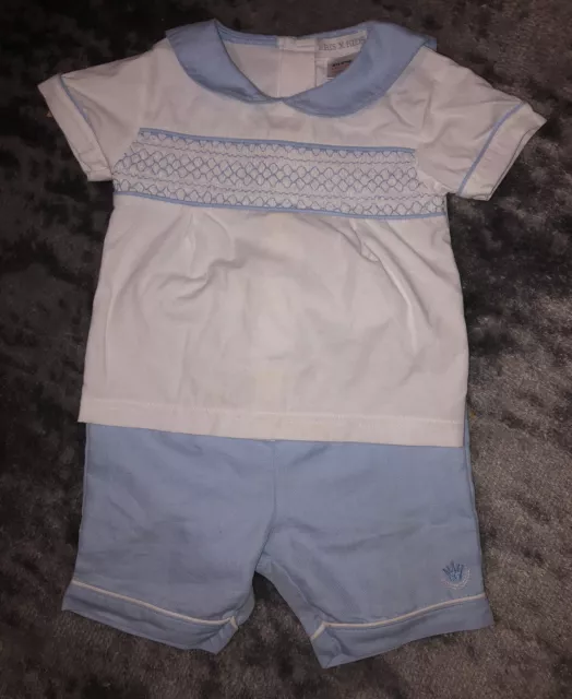 Abito top e pantaloncini bambino 9-12 mesi